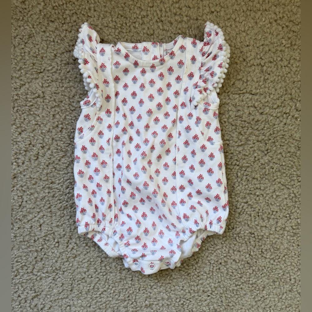 Girl’s Lila and  Bubble Hayes Bubble  Romper Onsie  0-3m
